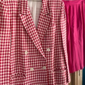 Woman’s skirt and blazer